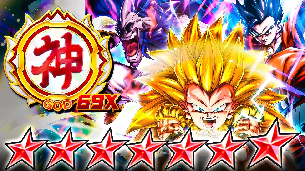 (Dragon Ball Legends) GOD RANK #69 DOMINATED BY LF SSJ3 GOTENKS AND THE BUU SAGA TEAM!