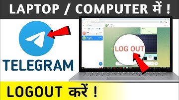 How To Logout Telegram In Laptop | How To Remove Telegram From Desktop | Logout Telegram In Laptop