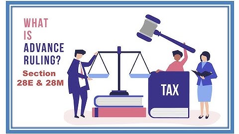 Customs - Advance Rulings Section 28E - 28M by Prof. Rajesh Tayal