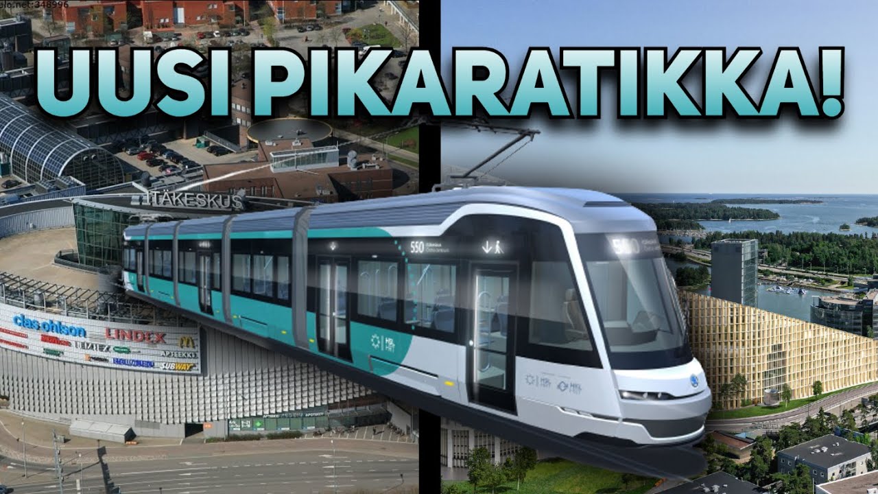 Matkustin uudella pikaratikalla!