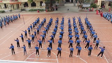 Màn đồng diễn Flashmob cấp THCS. Trường THCS xã Pom Lót