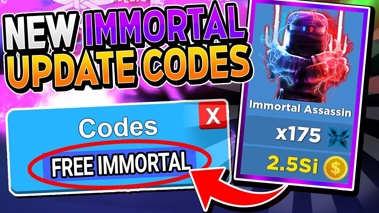 All Free Immortal Update Codes In Ninja Legends Roblox Youtube - new secret ninja legends codes roblox codes