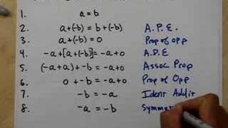 3-8 Proof In Algebra