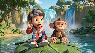 Jay & Monkey: The Lost Drum of Echo Falls | Jungle Rhythm Temple Adventure screenshot 5