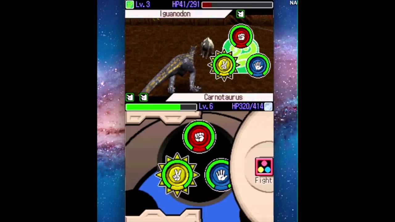 Let's play Dinosaur King DS 02 l'équipe au complet , ou pas ! YouTube