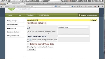 sharing value sets ihris