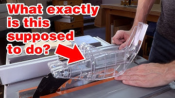 Why do so many people remove their tablesaw blade guards?