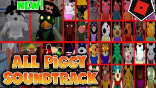 ROBLOX PIGGY ALL SOUNDTRACKS NEW UPDATE *BUDGEY and GHOSTY CHARACTERS\/SKINS! | Piggy Roblox