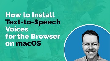 How to Install Text-to-Speech Voices for the Browser on macOS