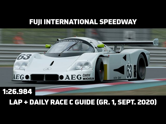 Gran Turismo Sport - Daily Race Lap Guide - Fuji International