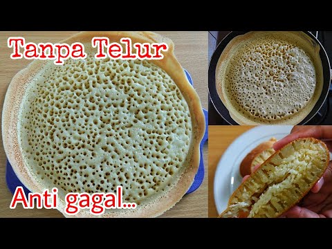 Martabak Manis Teflon Tanpa Telur