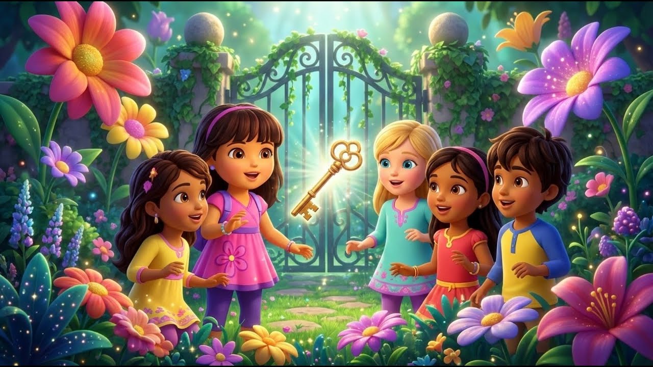 Magical Key Revealed🔑✨| Adventure Unfolds in the Enchanted Garden | Dora and Friends Animation