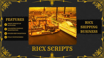 RedM Script - RicX Shipping Business- RedEM:RP & VORP & QBR/QR Script