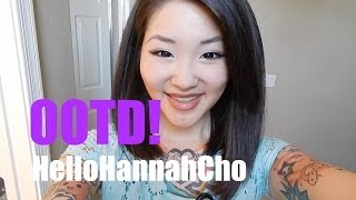 Straight Hair + Work OOTD (4/7/2014) | HelloHannahCho