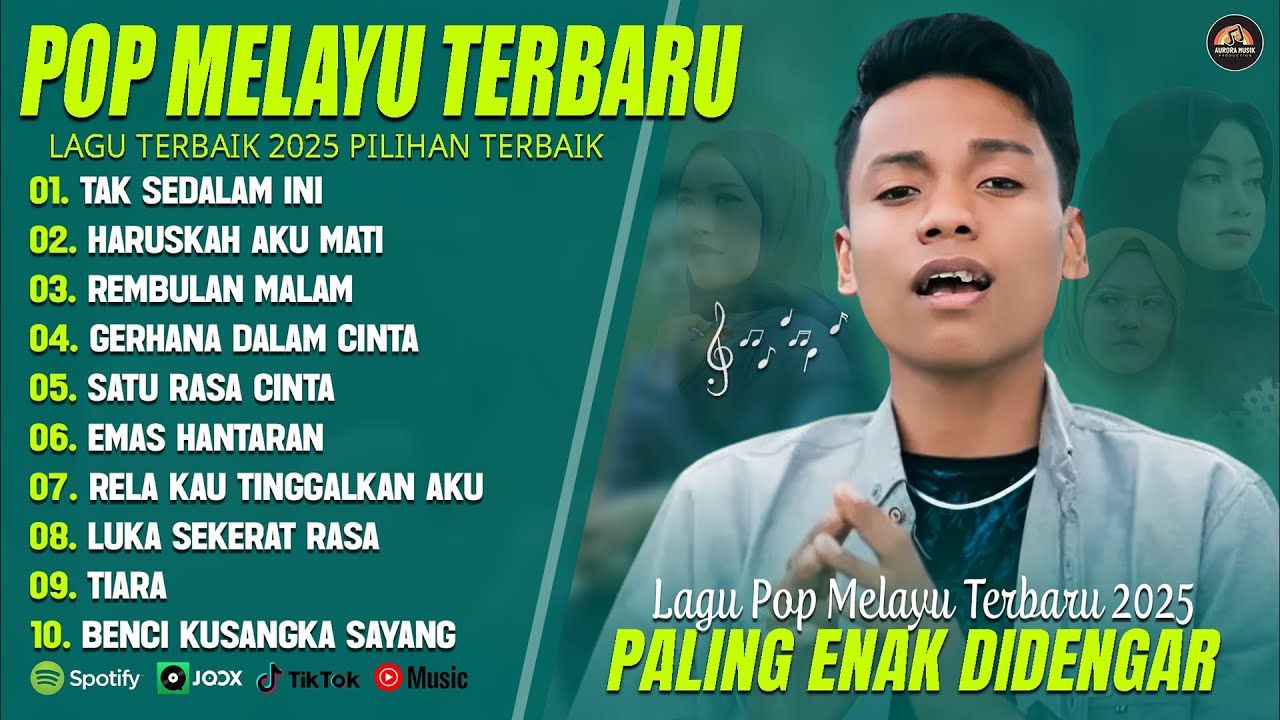 TAK SEDALAM INI (LIRIK) FULL ALBUM TERBAIK (MIX) HARUSKAH AKU MATI - LAGU POP MELAYU TERBARU 2025