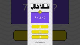 Fun Addition Math Quiz 6 Questions for Kids 22 set 2
