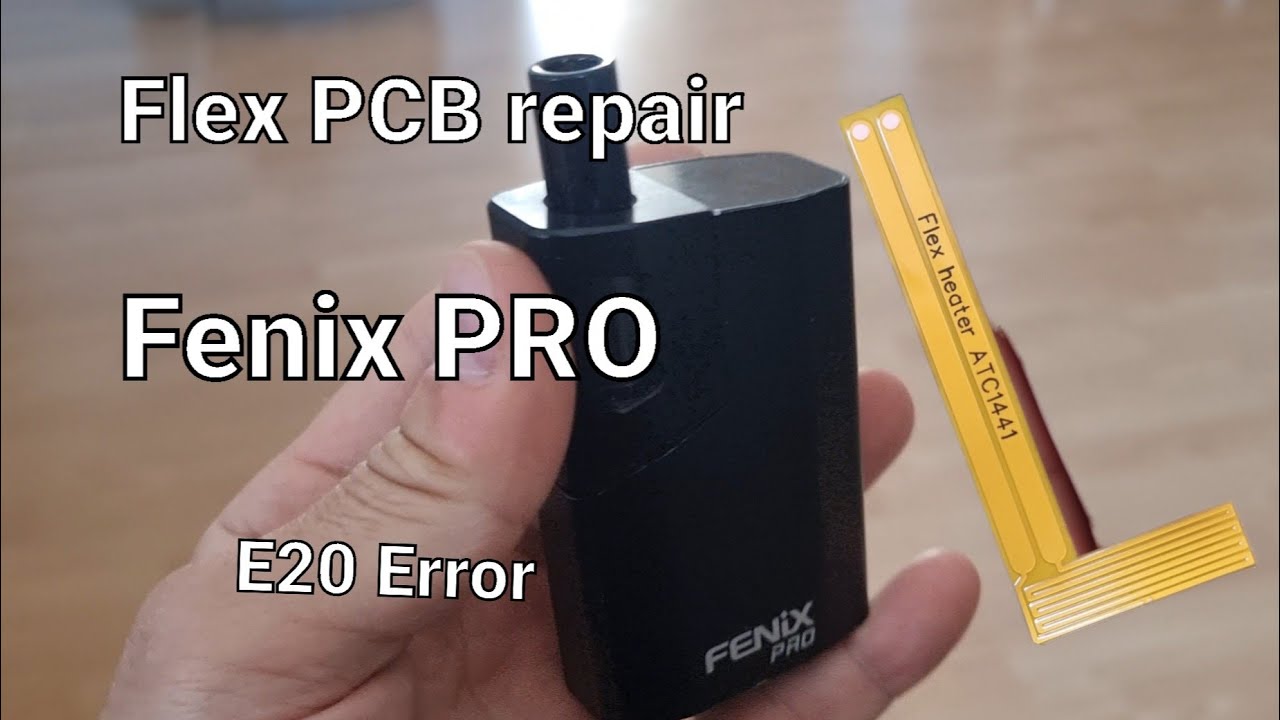 Flex PCB testing , Fenix PRO Error E20 Repair attempt