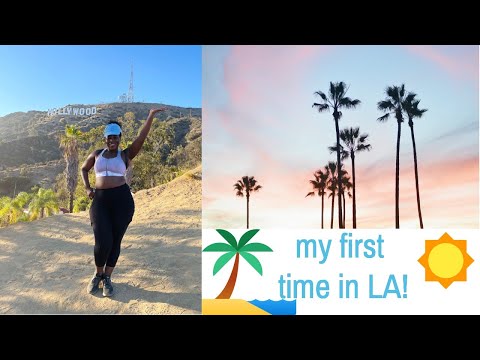 1st time in LOS ANGELES! Hollywood Sign, Nobu, Warner Bros | LA vlog