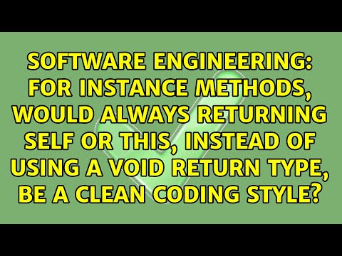 For instance methods,