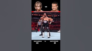 Every Dean Ambrose vs Dolph Ziggler 1 on 1 Match Result Edit 💥 #wwe