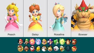 Super Mario Party - All Minigames - The Beauty and The Beast