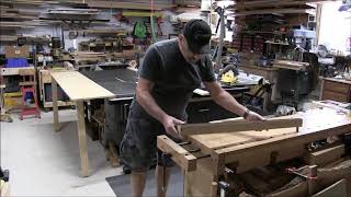 Table Saw Folding Side Extension Table & Infeed Support