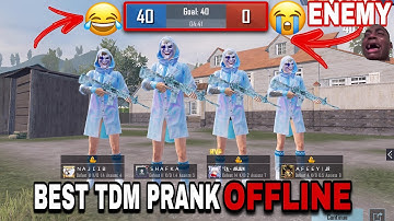 🥶PRANK OFFLINE TDM & ZERO KILL CHALLENGE😎Solo VS Squad🔥SAMSUNG,A7,A8,J4,J5,J6,J7,J2,J3,XS,A3,A4