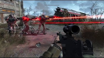 PANPC 2.0.3 (dev) War Games: Mariposa Super Mutants vs. BoS @ Boston Airport