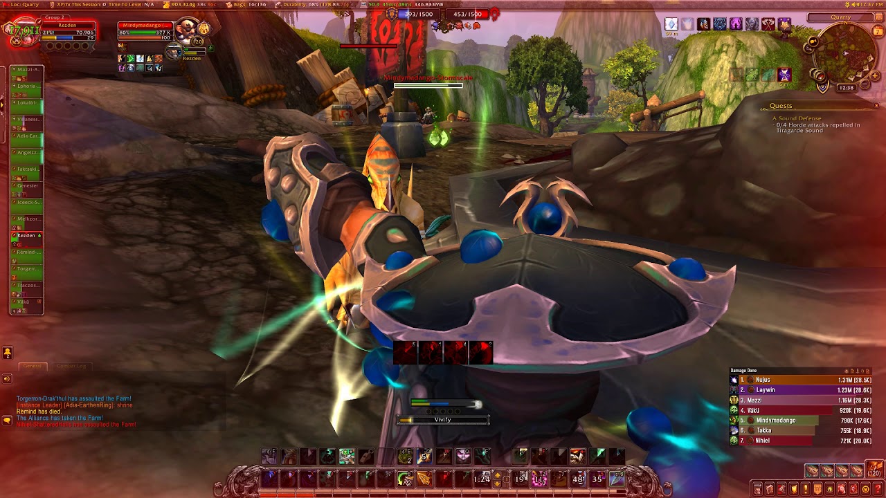 Windwalker Monk Alliance Random Battleground - WoW Battle for Azeroth 8.3