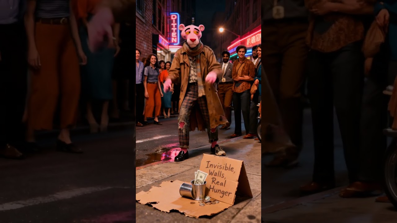 🐆 Pink Panther Begs on Street? “Invisible Walls, Real Hunger 😱 | Part 7  