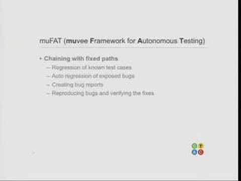 GTAC 2007: Ali Saifee - Muvee Framework for Autono...