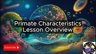 Primate Characteristics - Lesson Overview Key Concepts Discussion Study Tool - Audio