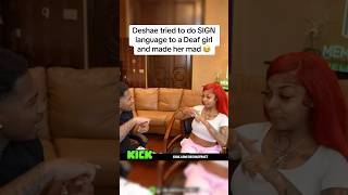 Celebrity Deshae tried communicating with sign language 😂 #deshaefrost Profile