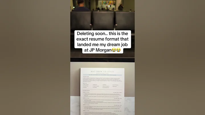 the exact resume format that landed me my dream job at JP Morgan😭😭 #resumetemplate #resumes