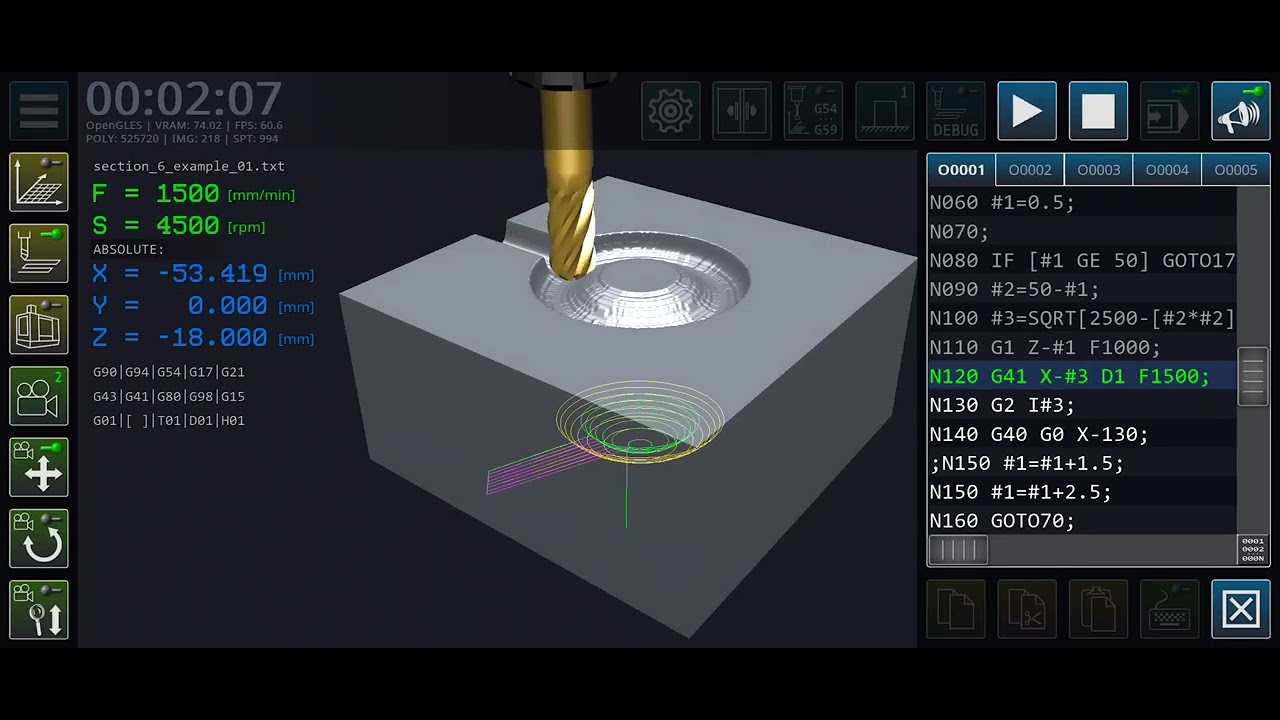 Cnc 3d simulation tutorial for cnc milling machine 