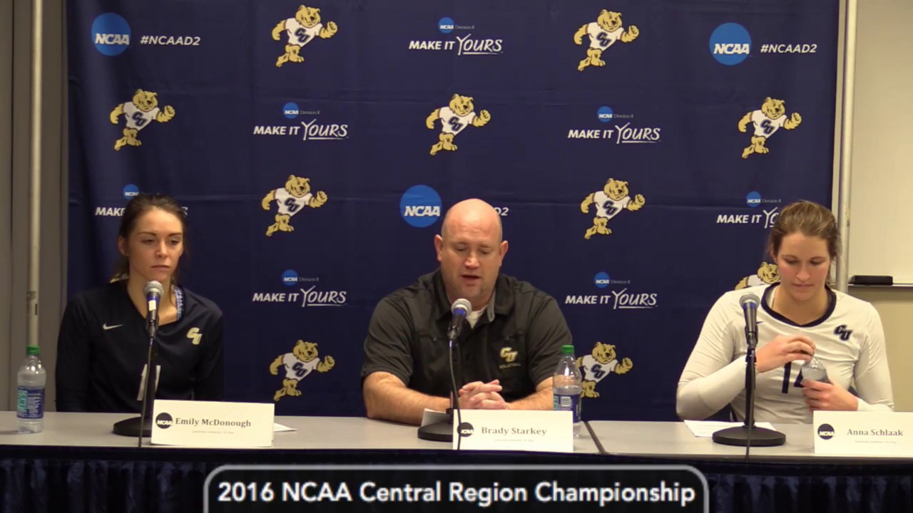 2016 NCAA Central Region Championship Press Conference Concordia-St. Paul lcms convention