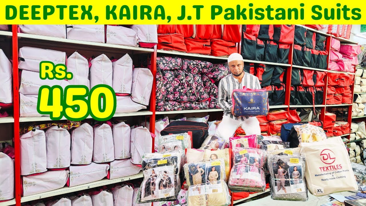 DEEPTEX, KAIRA, J.T Branded Pakistani Readymade Suits Stitched Catalgue Suits Wholesale Market