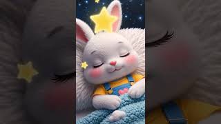 Bunny Sleeping Peacefully 🌙🐰 Relaxing Bedtime Loop #shorts #sleepmusic