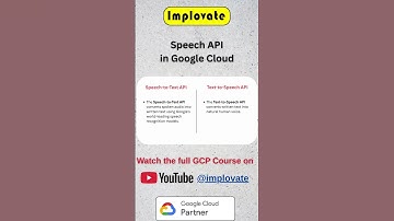 Speech API in Google Cloud 🎙️ | Voice AI Explained | GCP #implovate #gcp #googlecloud