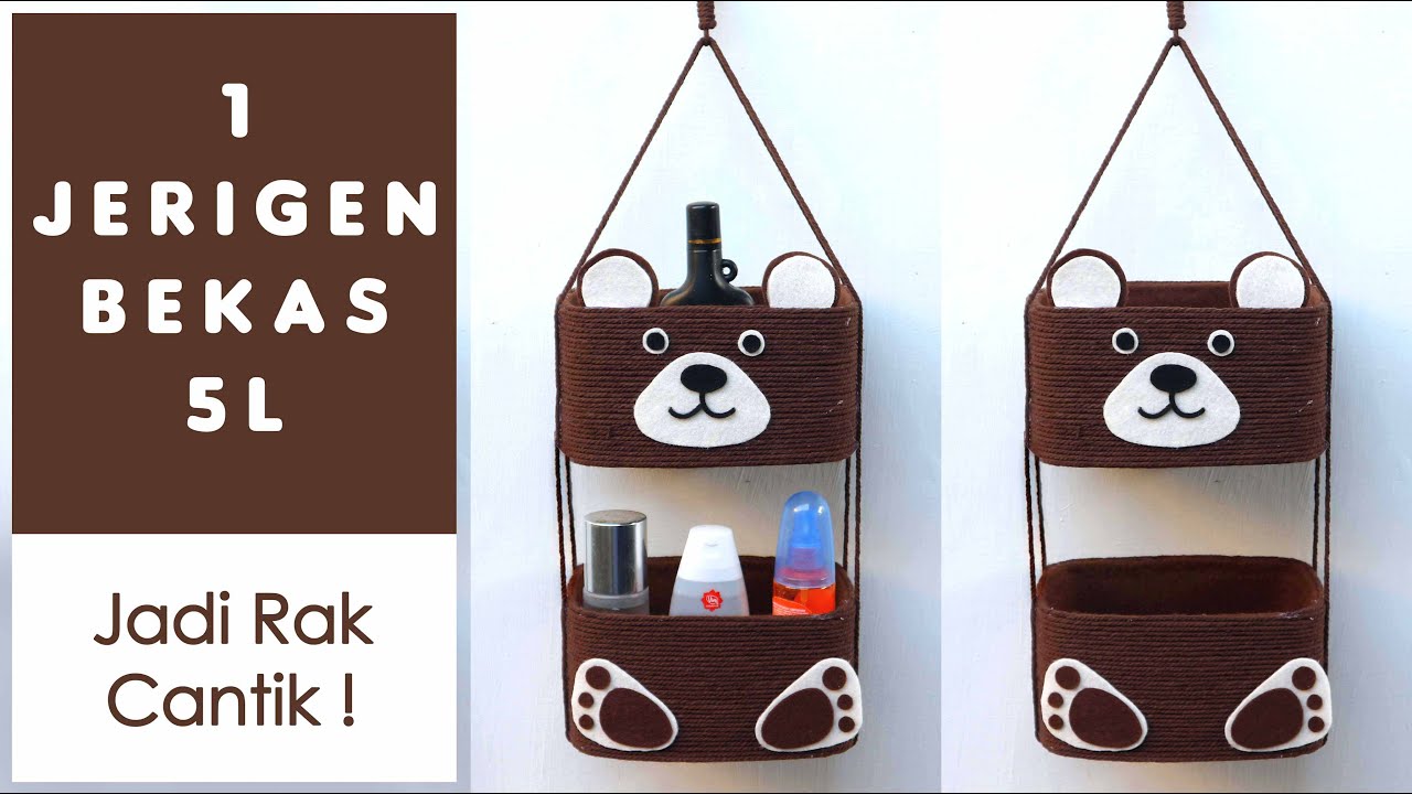 Plastic Bottle Multipurpose Rack | Hanging Rack Jerry Can | Rak Gantung dari Jerigen Bekas 5 L