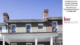 1533 MONTPELIER STREET, BALTIMORE, MD Presented by Will Featherstone.