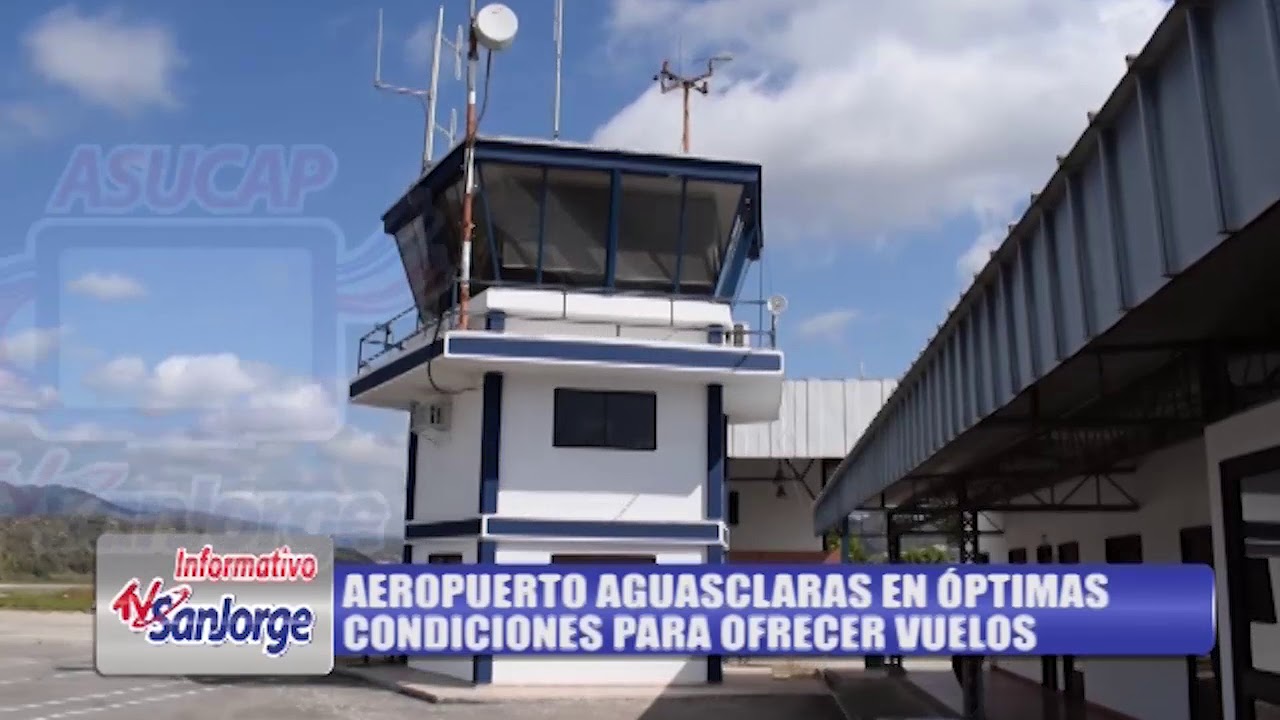 Aeropuerto Aguas Claras en condiciones para operar