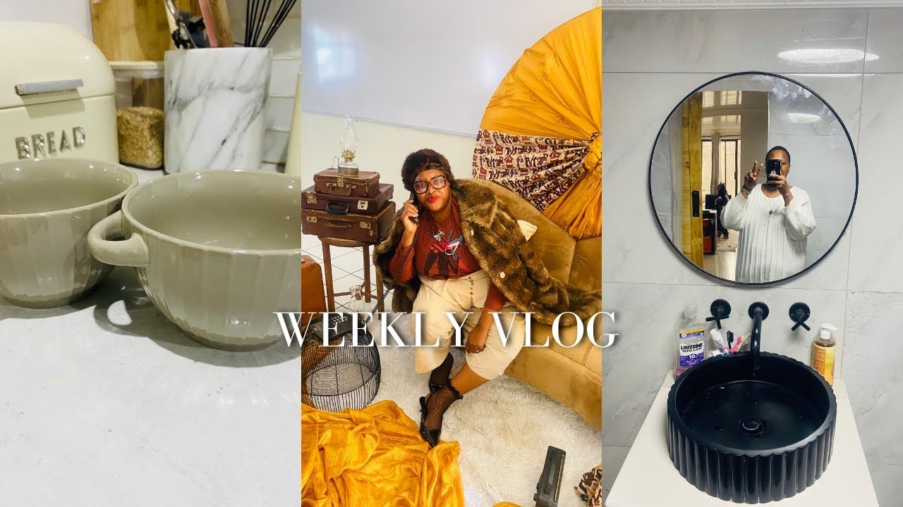 WEEKLY VLOG | NEW MIRROR | NEW BOWLS | VINTAGE DAY FOR WOMEN'S DAY AT CHURCH | MY SATURDAY MORNIG'S