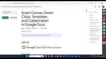 Smart Canvas: slimme chips, sjablonen en samenwerking in Google Docs || Laboplossing || Arcade 2025