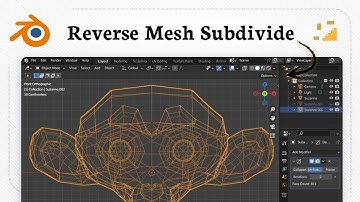 Hoe je een onderverdeling ongedaan kunt maken in Blender (Snel verkleinen)