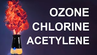 Explosive Photochemistry: Ozone, Chlorine, Acetylene and UV-light!