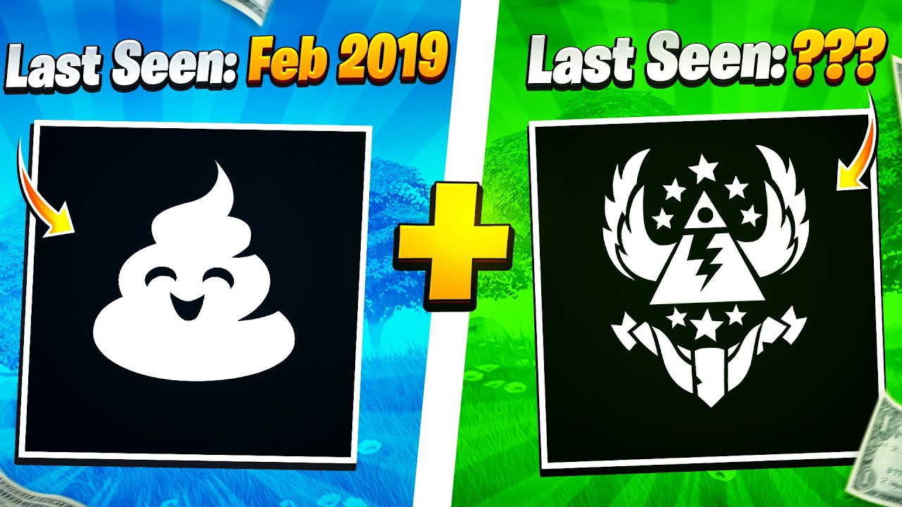 All RARE Fortnite Banners (20172023) YouTube