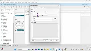 Tableau Beginner 12 Filtering ConditionTap