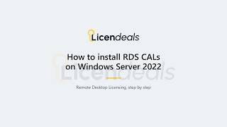 How to Install RDS CALs on Windows Server 2022 – Step by Step