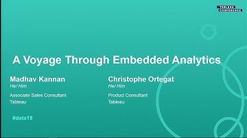 A Voyage through Embedded Analytics